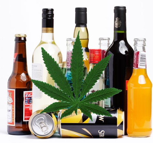 Алкоголь против марихуаны